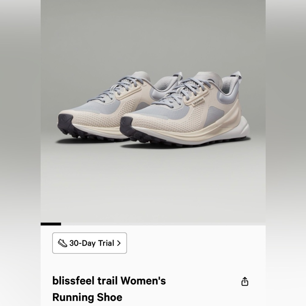 Lululemon blissfeel trail running shoe